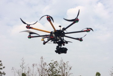 武漢航拍公司器材展示SZ-1000八旋